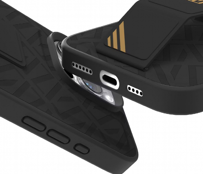 Levelo Morphix Cuero Gripstand Case For Iphone 16 Pro Max Black - Zoom Image 2