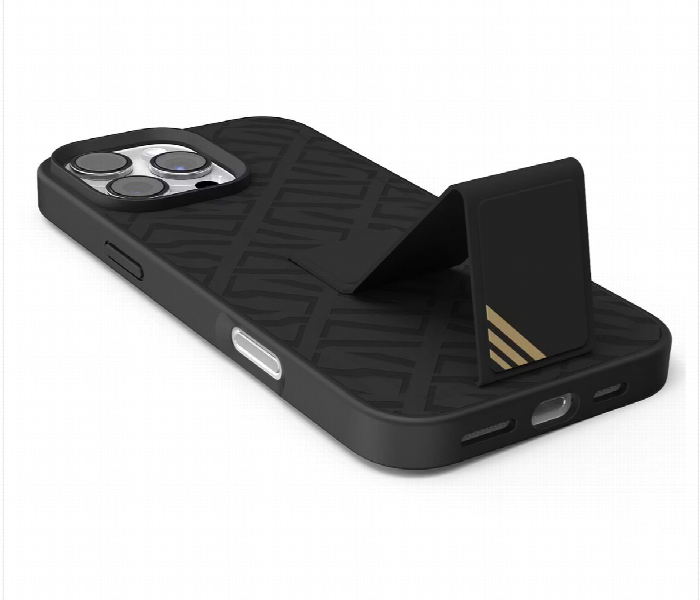 Levelo Morphix Cuero Gripstand Case For Iphone 16 Pro Max Black - Zoom Image 5