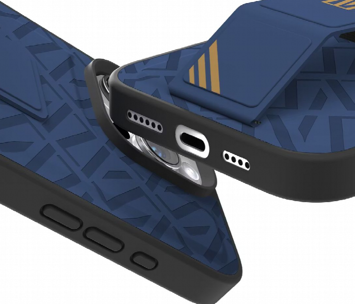 Levelo Morphix Cuero Gripstand Case For Iphone 16 Pro Max Blue - Zoom Image 3