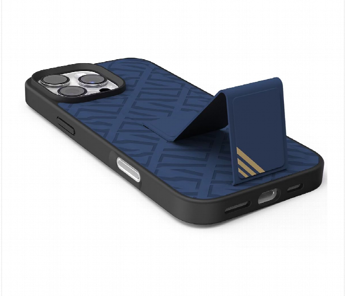 Levelo Morphix Cuero Gripstand Case For Iphone 16 Pro Max Blue - Zoom Image 2