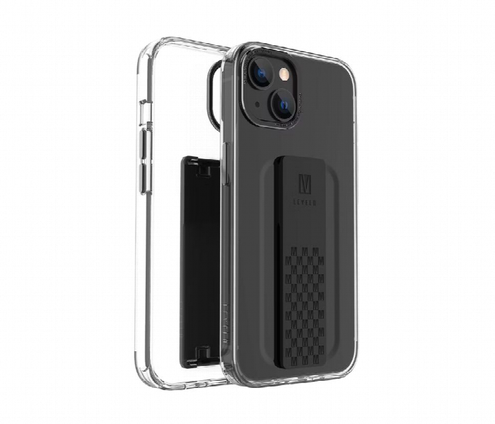 Levelo Graphia Iphone 14 Plus Imd Clear Case Black - Zoom Image 1