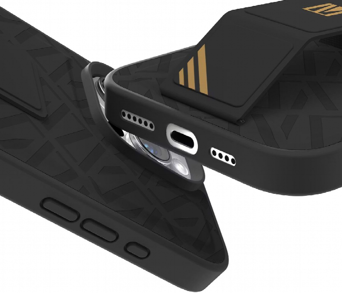 Levelo Morphix Cuero Gripstand Case For Iphone 16 Pro Black - Zoom Image 3