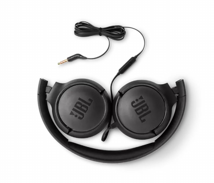Jbl Tune 500 Wired On Ear Headphones Black - Zoom Image 5