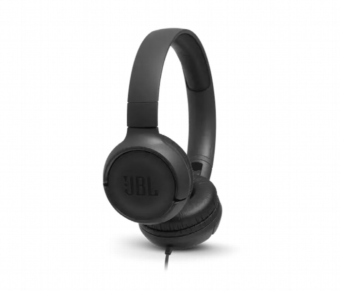 Jbl Tune 500 Wired On Ear Headphones Black - Zoom Image 1