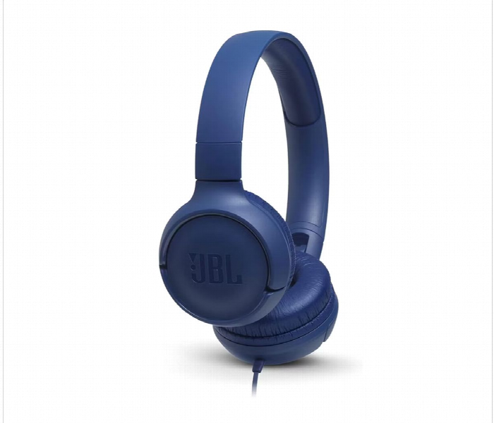 Jbl Tune 500 Wired On Ear Headphones Blue - Zoom Image 2