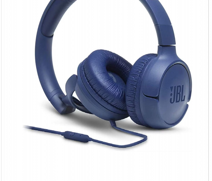 Jbl Tune 500 Wired On Ear Headphones Blue - Zoom Image 6