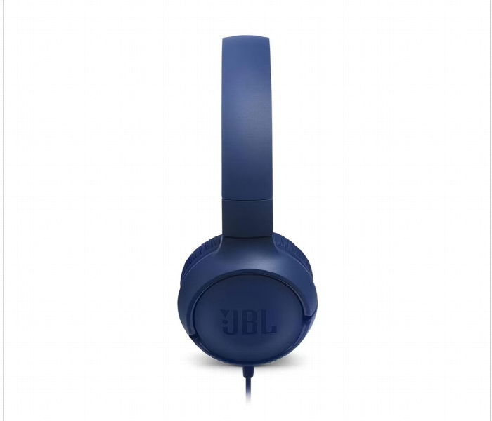 Jbl Tune 500 Wired On Ear Headphones Blue - Zoom Image 3