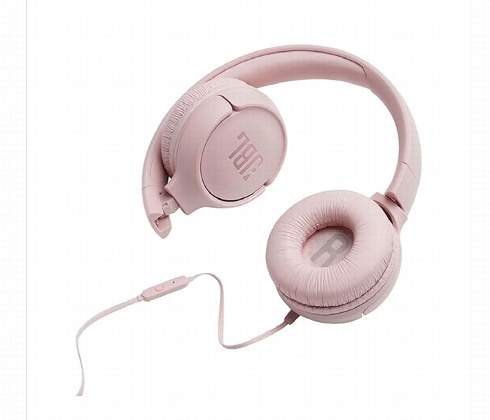 Jbl Tune 500 Wired On Ear Headphones Pink - Zoom Image 4