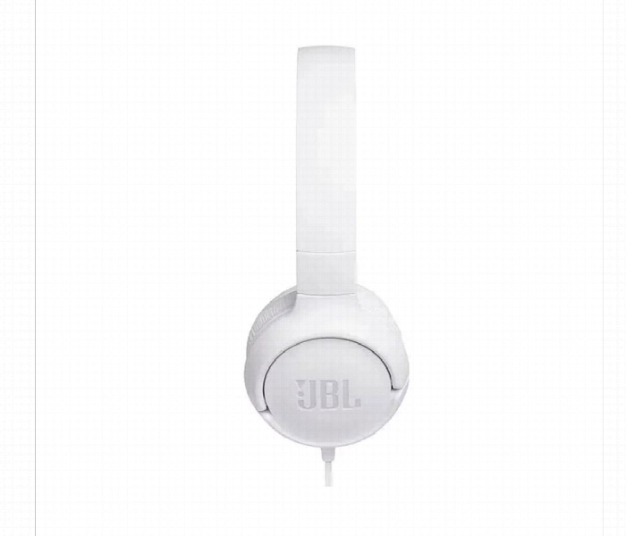 Jbl Tune 500 Wired On Ear Headphones White - Zoom Image 3