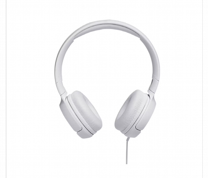 Jbl Tune 500 Wired On Ear Headphones White - Zoom Image 2