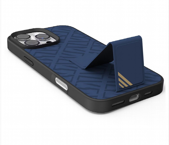 Levelo Morphix Cuero Gripstand Case For Iphone 16 Pro Blue - Zoom Image 2
