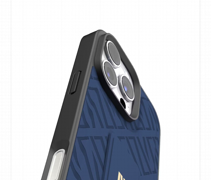 Levelo Morphix Cuero Gripstand Case For Iphone 16 Pro Blue - Zoom Image 4
