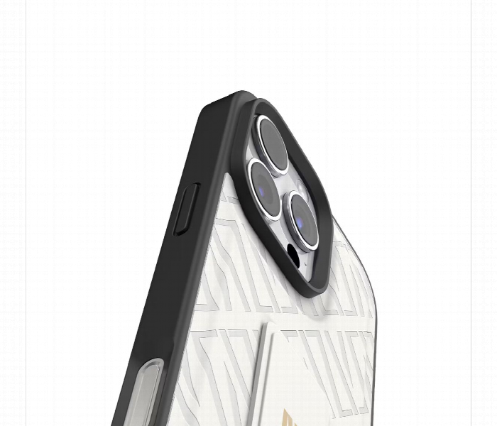 Levelo Morphix Cuero Gripstand Case For Iphone 16 Pro White - Zoom Image 4
