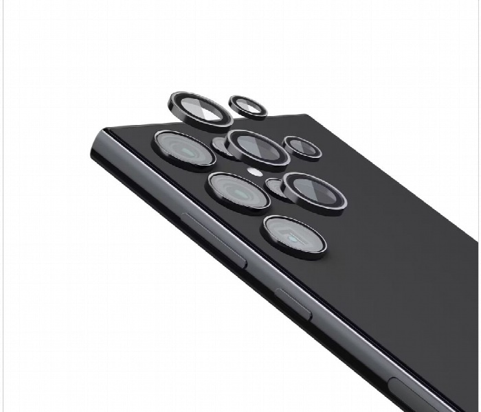Levelo Quint Camera Lens For Samsung S24 Ultra Black - Zoom Image 1