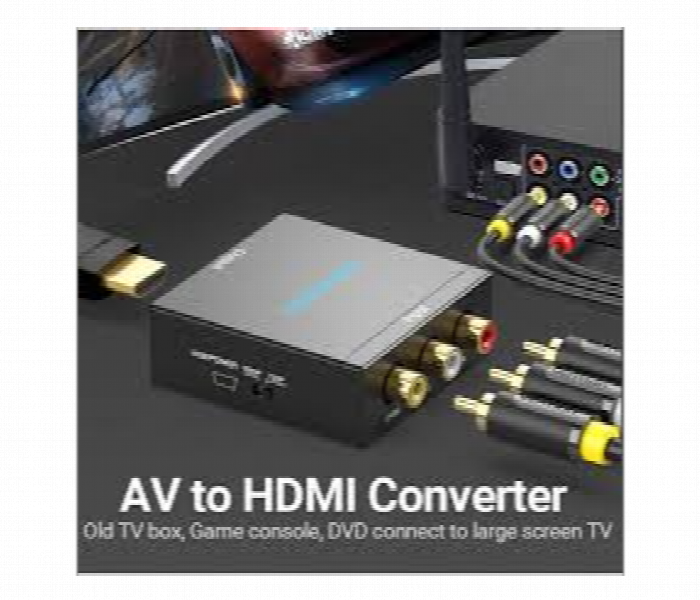 Vention Rca To Hdmi Converter 1080P Resolution Game Console Connect To Monitor - Zoom Image 2