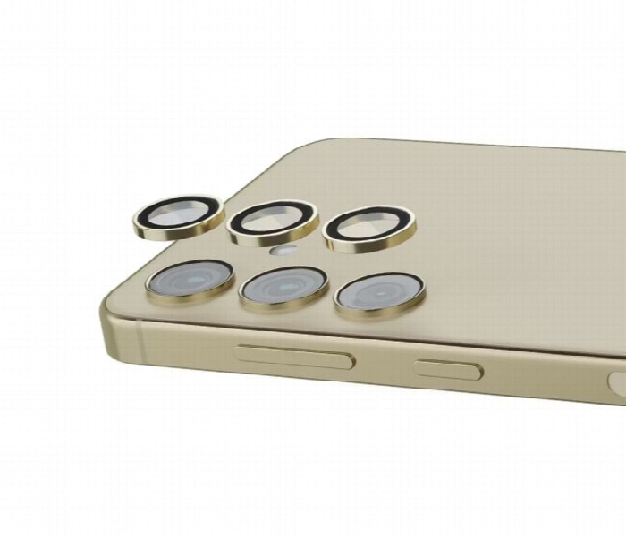 Levelo Trio Camera Lens For Samsung S24 Titanium Gold - Zoom Image 2