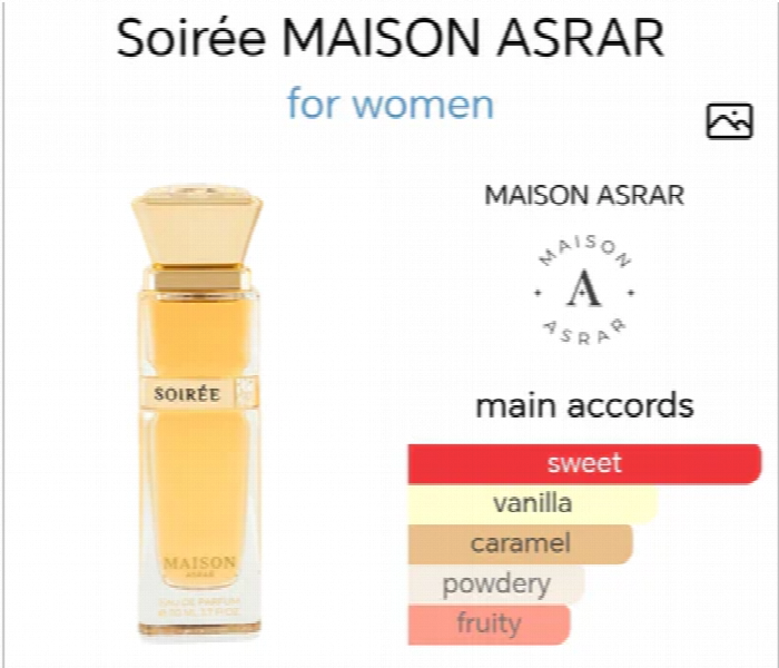 Maison Asrar Soiree  Edp 110Ml  Inspired By Eilish Billie Eilish - Zoom Image 5