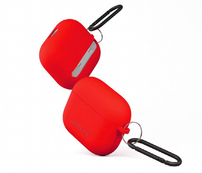 Levelo Gorra Silicone Airpods 3 Case  Red - Zoom Image 2