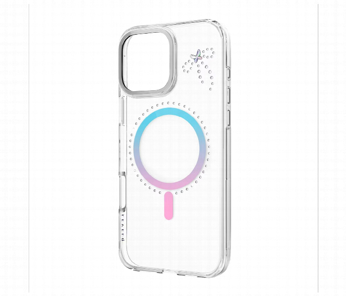 Levelo Butterfly Magsafe Case For Iphone 16 Pro Transparent Or Iridescent - Zoom Image 6