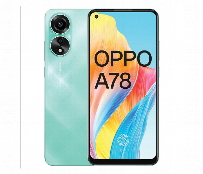 Oppo A78 5G 4Gb Ram 128Gb Storage Aqua Green - Zoom Image