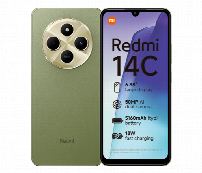 Xiaomi Redmi 14C 8Gb Ram 256Gb Storage Sage Green - Zoom Image