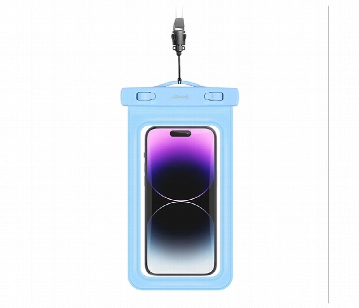 Usams Waterproof Pouch Universal 7 Inch Waterproof Case Dry Bag Ipx8 10M Underwater Phone Protector Pink - Zoom Image 6
