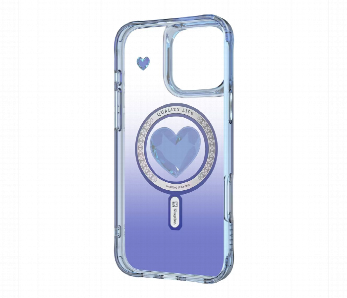 Levelo Hearts Magsafe Case For Iphone 16 Pro Max Blue - Zoom Image 3