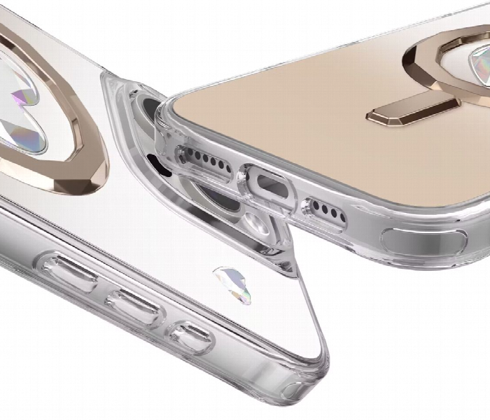 Levelo Hearts Magsafe Case For Iphone 16 Pro Max Rose Gold - Zoom Image 2