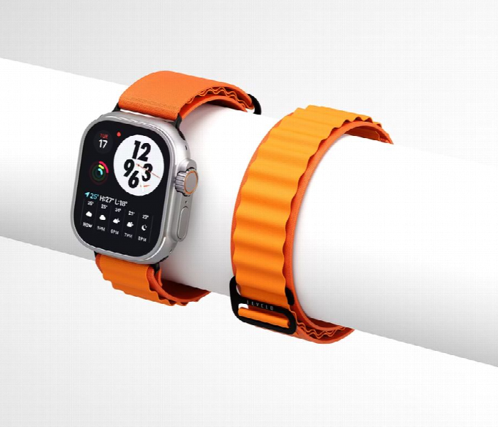 Levelo Ace Loop Nylon Watch Strap 49Mm  Orange - Zoom Image 2