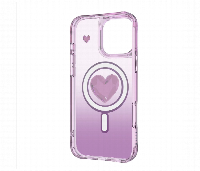 Levelo Hearts Magsafe Case For Iphone 16 Pro Max Pink - Zoom Image 5