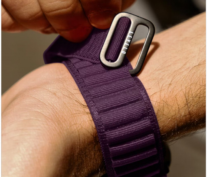 Levelo Ace Loop Nylon Watch Strap 49Mm  Purple - Zoom Image 3