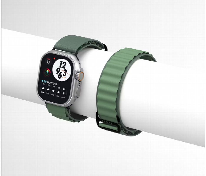 Levelo Ace Loop Nylon Watch Strap 49Mm  Green - Zoom Image 2