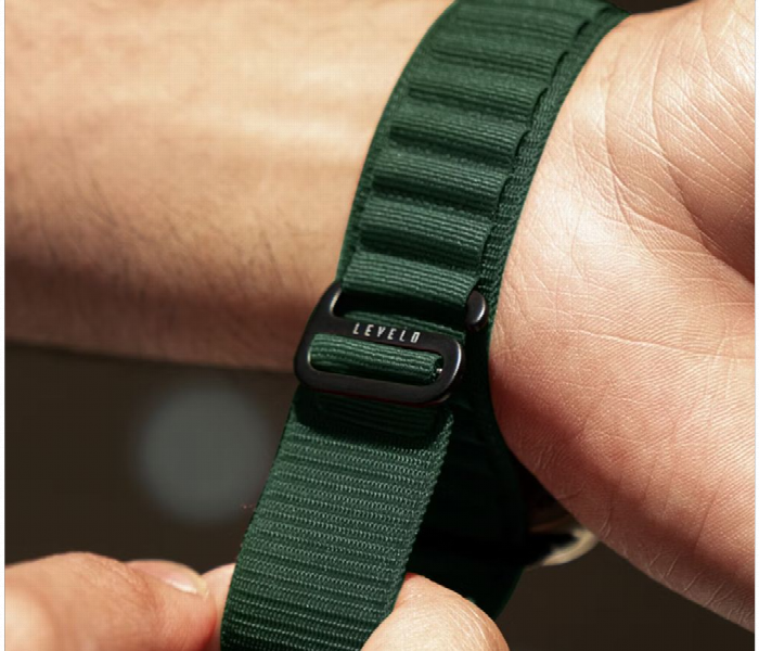 Levelo Ace Loop Nylon Watch Strap 49Mm  Green - Zoom Image 4