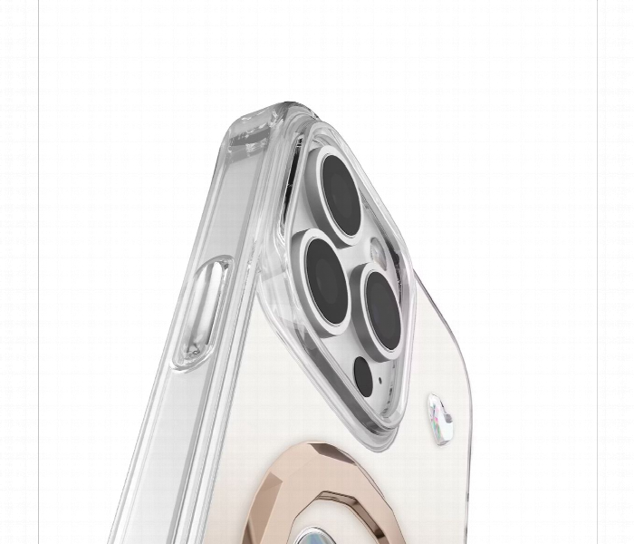 Levelo Hearts Magsafe Case For Iphone 16 Pro Rose Gold - Zoom Image 6