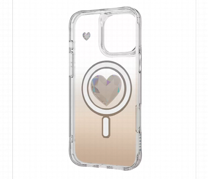 Levelo Hearts Magsafe Case For Iphone 16 Pro Rose Gold - Zoom Image 4