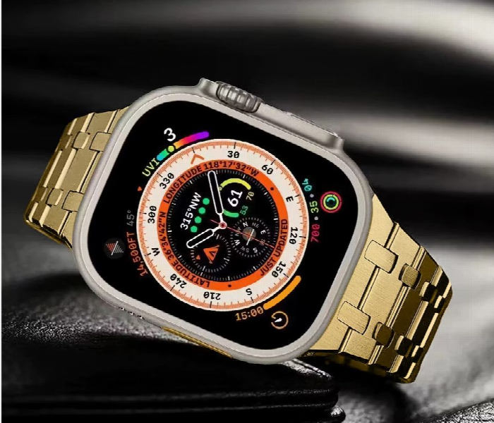 Levelo Royallink Stainless Steel Metal Watch Strap Gold - Zoom Image 2