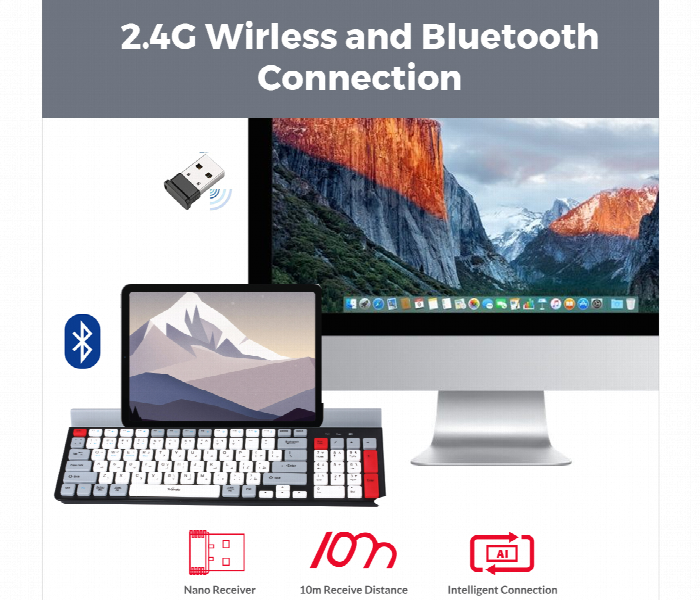 Trands Bluetooth Wireless Keyboard - Zoom Image 2