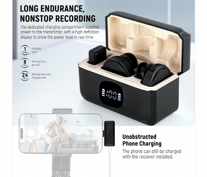 Trands Anc Wireless Microphone - Zoom Image 5