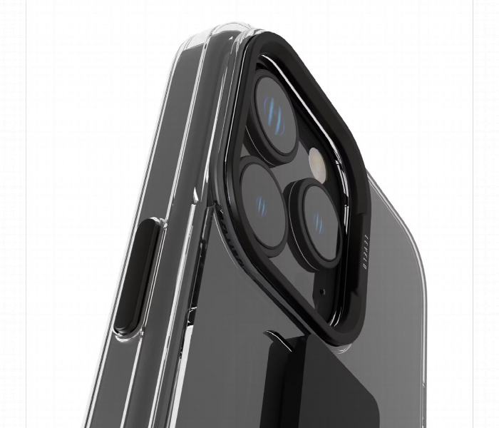 Levelo Graphia Imd Silicone Grip Case For Iphone 16 Pro Max Black - Zoom Image 3
