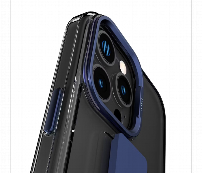 Levelo Graphia Imd Silicone Grip Case For Iphone 16 Pro Max Blue - Zoom Image 6