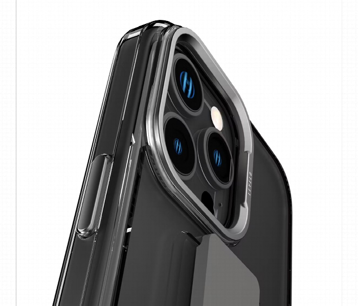 Levelo Graphia Imd Silicone Grip Case For Iphone 16 Pro Max Grey - Zoom Image 4