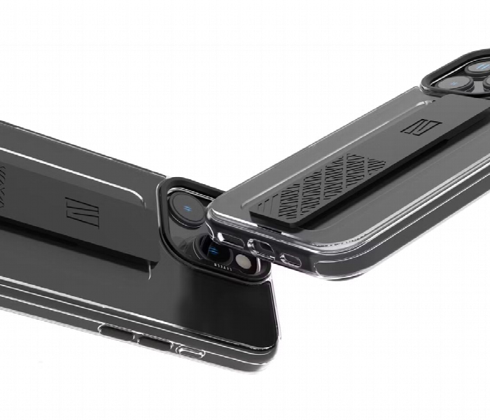 Levelo Graphia Imd Silicone Grip Case For Iphone 16 Pro Black - Zoom Image 2