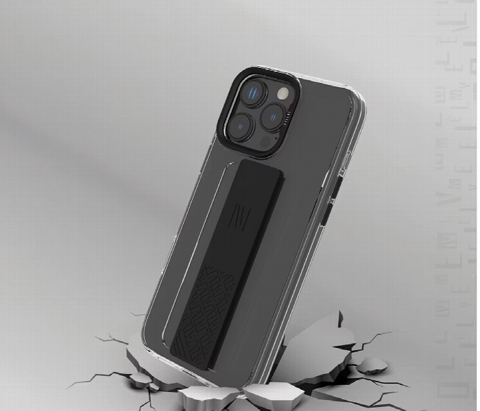 Levelo Graphia Imd Silicone Grip Case For Iphone 16 Pro Black - Zoom Image 4