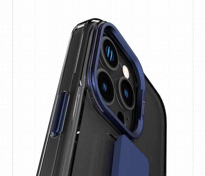 Levelo Graphia Imd Silicone Grip Case For Iphone 16 Pro Blue - Zoom Image 2