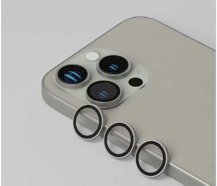 Levelo Trio Lens Protector For Iphone 16 Pro Or Pro Max Titanium - Zoom Image 2