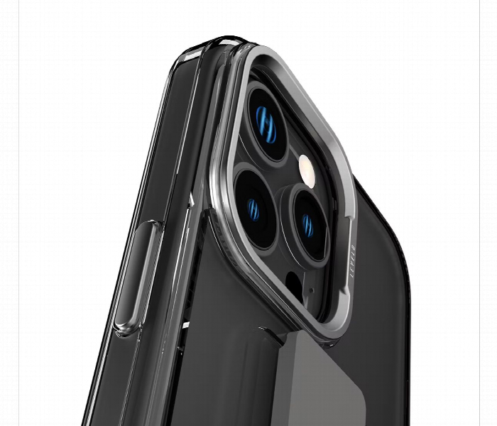 Levelo Graphia Imd Silicone Grip Case For Iphone 16 Pro Grey - Zoom Image 3
