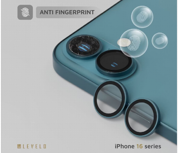 Levelo Duo Lens Protector For Iphone 16 Or 16 Plus Neptune Green - Zoom Image 2