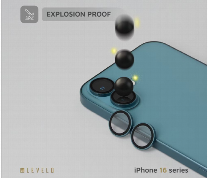 Levelo Duo Lens Protector For Iphone 16 Or 16 Plus Neptune Green - Zoom Image 4