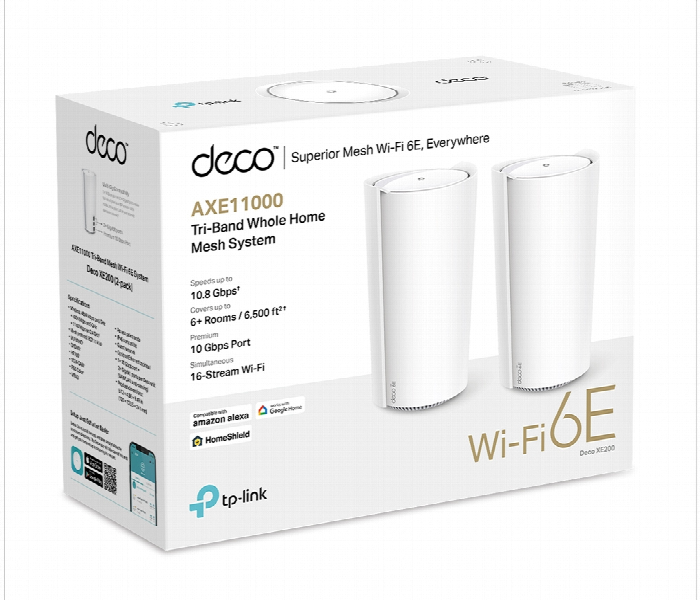 Axe11000 Whole Home Mesh Wifi 6E System - Zoom Image