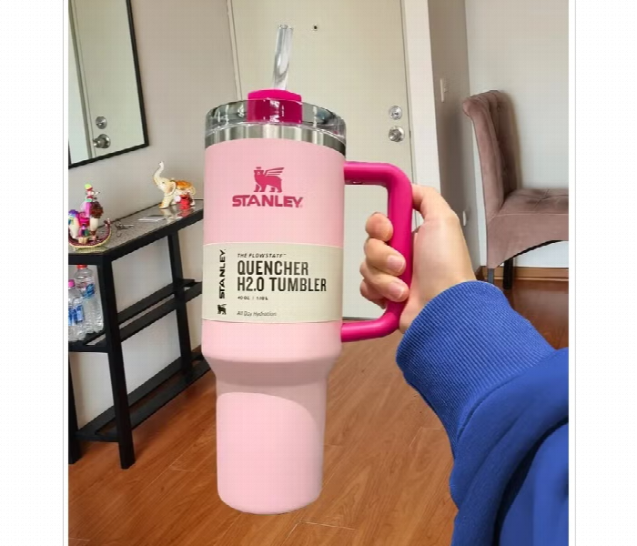 Stanley Quencher H2.0 Flowstate Stainless Steel Vacuum Insulated Tumbler With Lid And Straw - Zoom Image 4